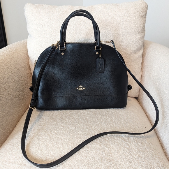Coach Handbags - Coach Dome Handbags Sierra Satchel Black Purse